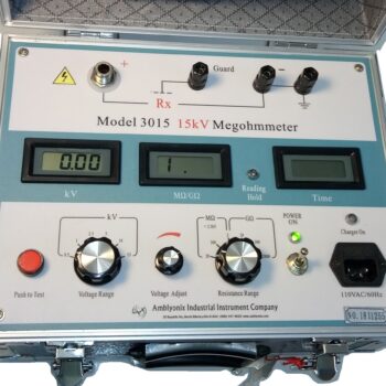 Model 3015 Megohmmeter 15 kV - Amblyonix Series 3000 -suitable for electrical substation testing applications